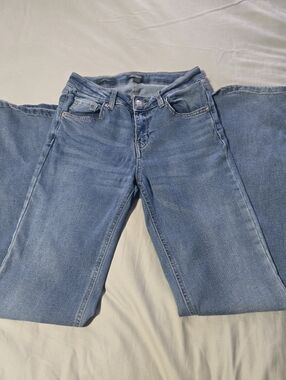 wild fable Women's Light Blue Flare Jeans